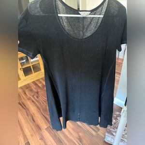 Sun & Shadow Classic Black Women's Top